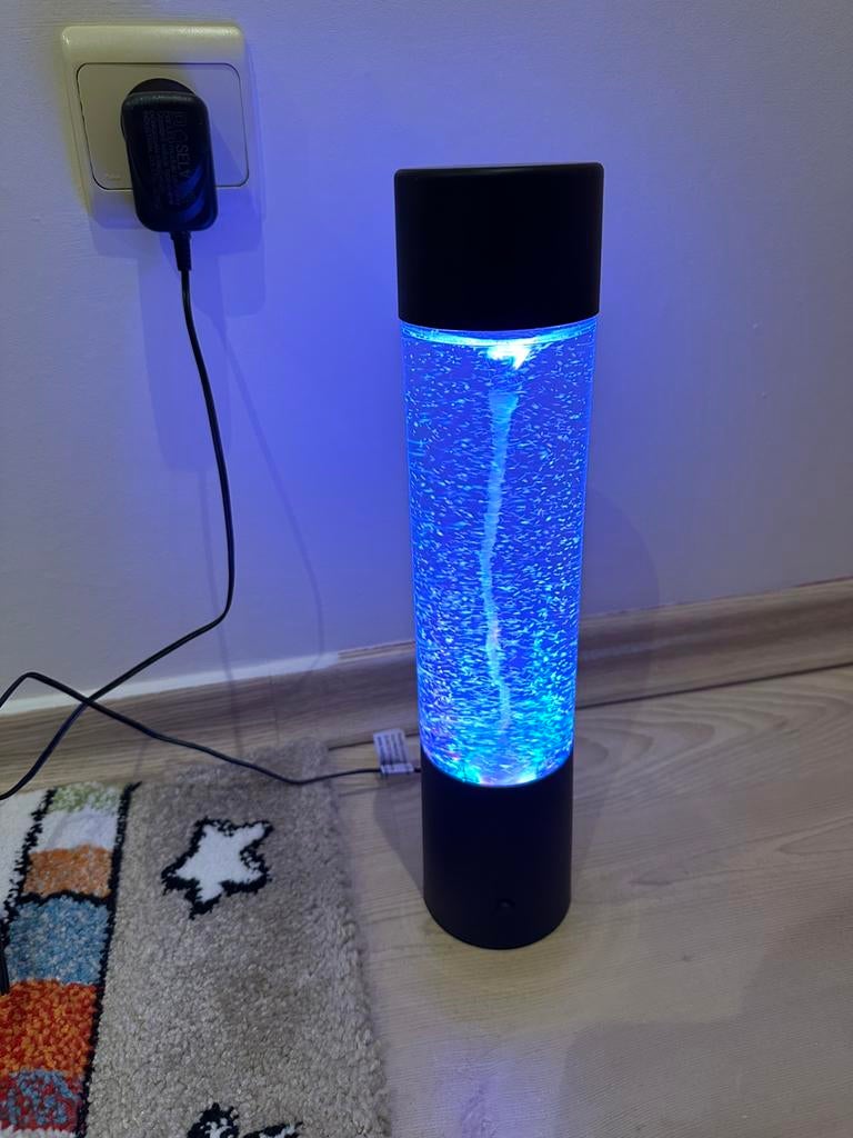 Te koop Tornado LED tafellamp, Ophalen, Zo goed als nieuw, Glas
