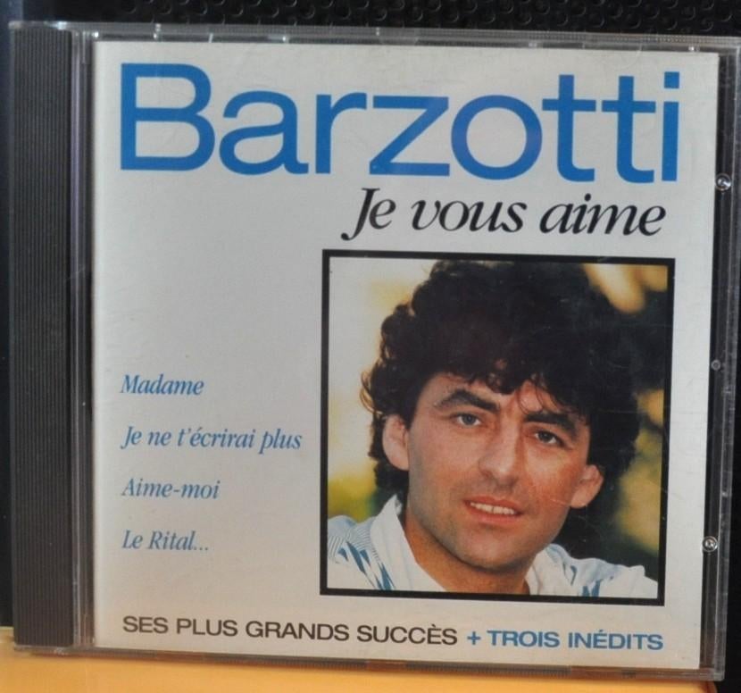 cd claude barzotti je vous aime (x2088), CD & DVD, Enlèvement ou Envoi, Utilisé