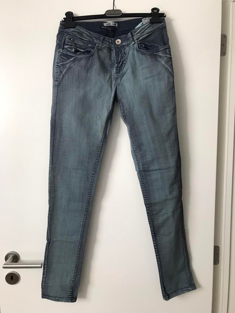 Blauwe Garcia broek maat 28, Garcia, Gedragen, Blauw, W28 - W29 (confectie 36)