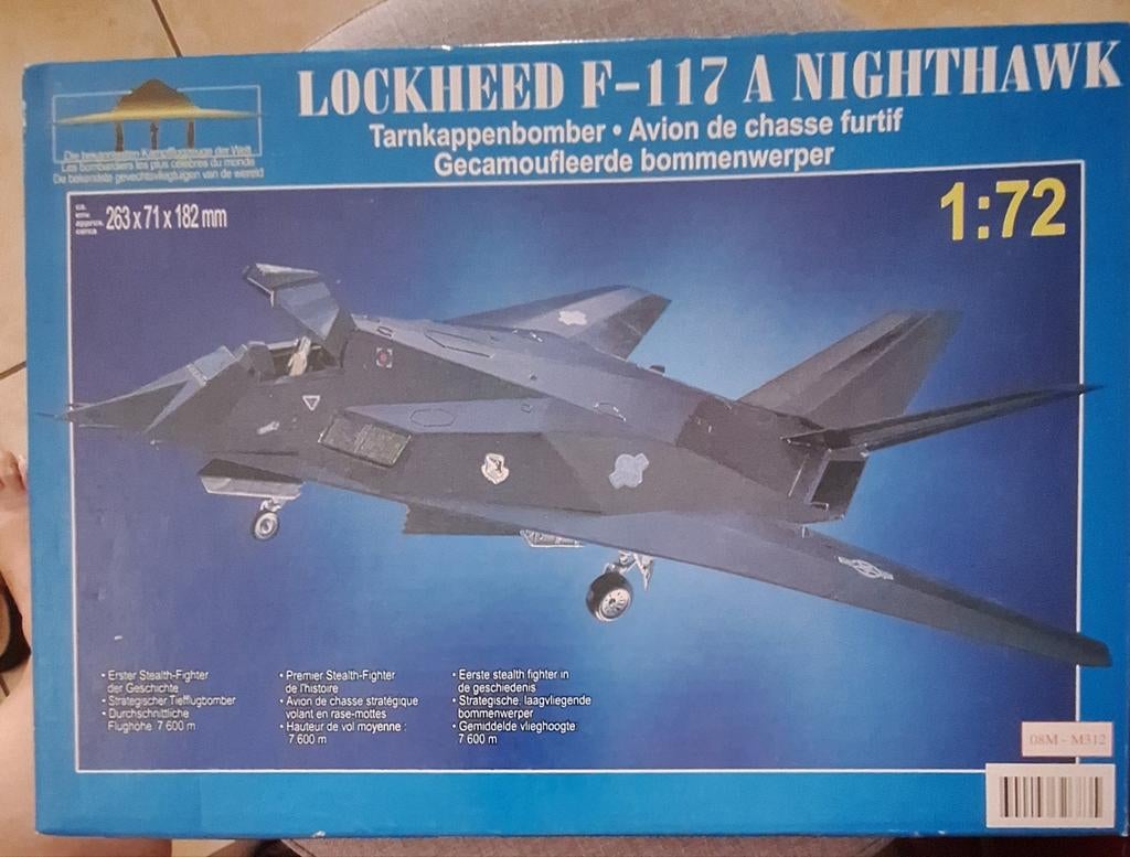 Maquette avion lockheed f 117, Hobby & Loisirs créatifs, Enlèvement ou Envoi, Comme neuf, Avion