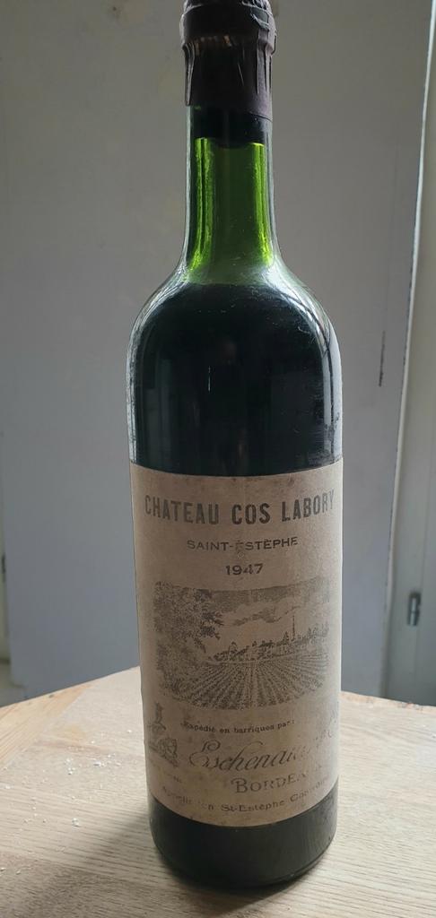 Château Cos Labory 1947 Saint Estèphe GCC., Enlèvement ou Envoi, Comme neuf