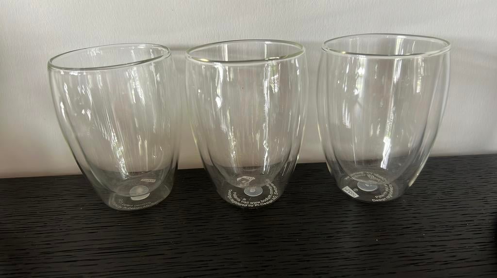 Bodum dubbelwandige tassen - 250 ml, Ophalen, Zo goed als nieuw