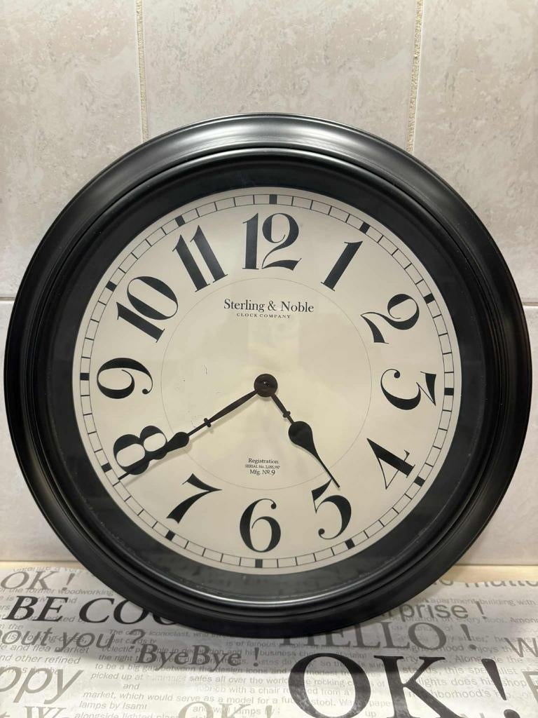 Horloge mural 40cm, Antiquités & Art, Enlèvement