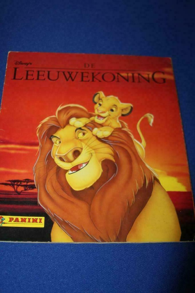 Disney panini boek "De leeuwenkoning" onvolledig met poster, Ophalen of Verzenden, Gebruikt, Film, Overige typen