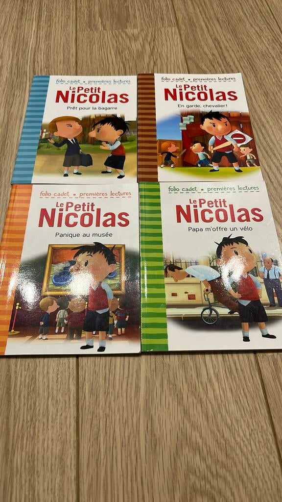 Lot de 4 livres Le petit Nicolas, Livres, Enlèvement ou Envoi, Utilisé