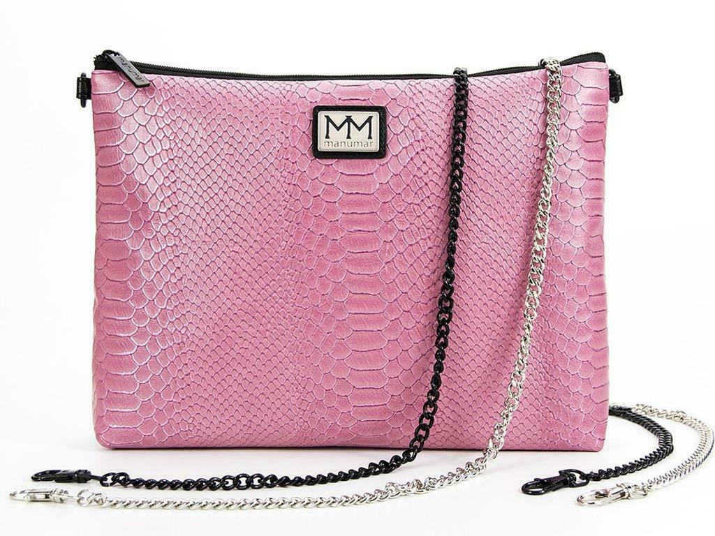 ManuMar Clutch roze Crossbody Bag avondtasje, Ophalen of Verzenden, Nieuw, Roze, Avondtasje