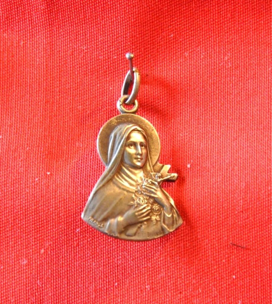 pendentif religieux sainte therese signée felix bernard, Enlèvement ou Envoi, Utilisé, Bijoux, Christianisme | Catholique