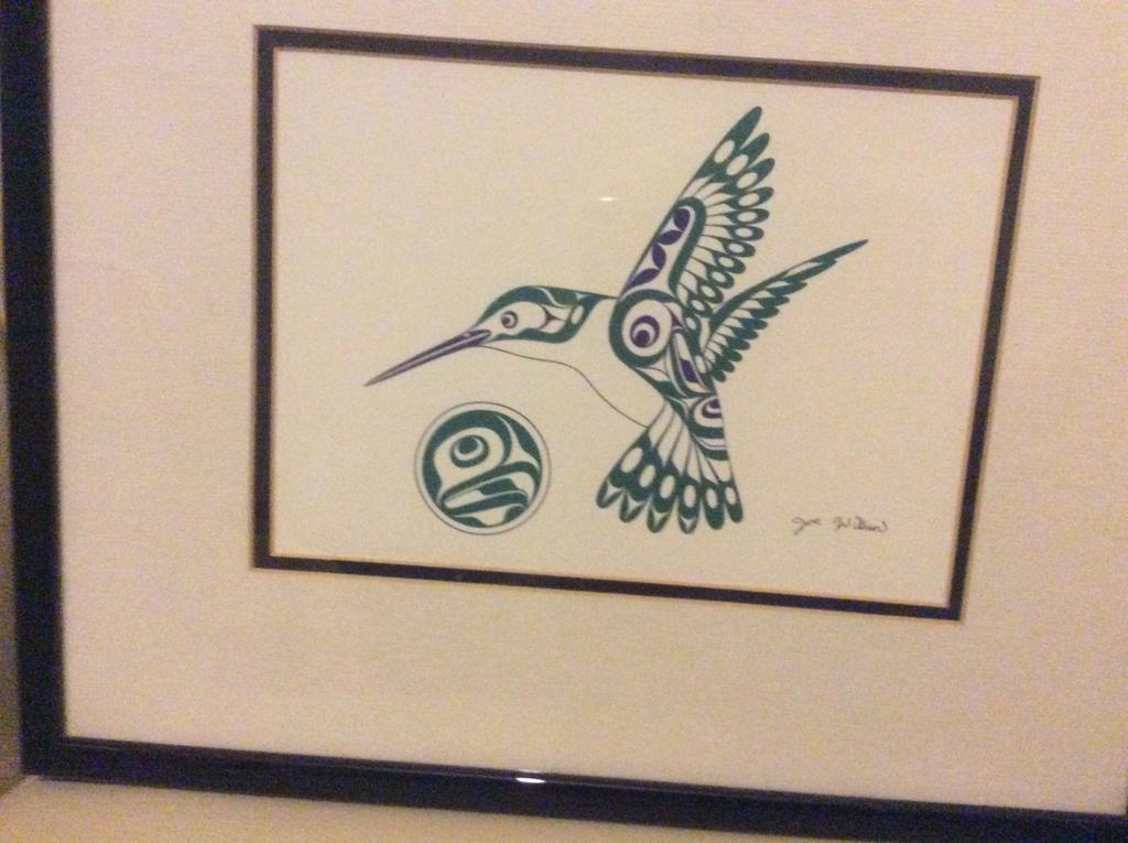 THUNDERBIRD & KILLERWHALE ISLAND ART.. salish artist .., Antiek en Kunst, Kunst | Litho's en Zeefdrukken, Ophalen of Verzenden