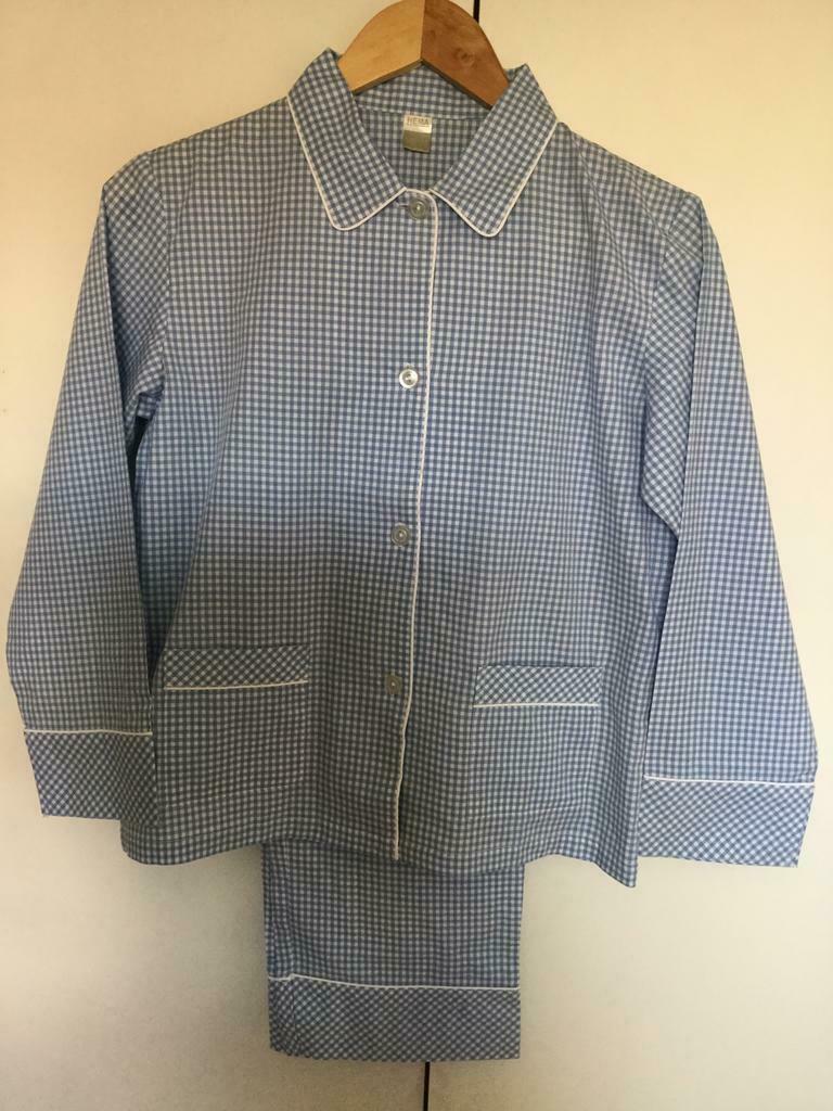 Nieuwe Pyama in Vichy, zomer en tussenseizoen maat 146, Ophalen of Verzenden, Nieuw, Meisje, Nacht- of Onderkleding
