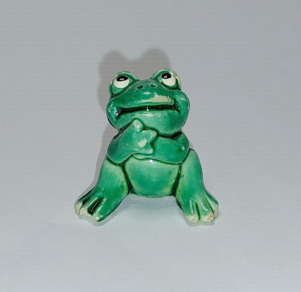 Happy Frogs: Witzbold 100% Ferrero originele variant FR 1986, Ophalen of Verzenden, Gebruikt, Hardplasticfiguren
