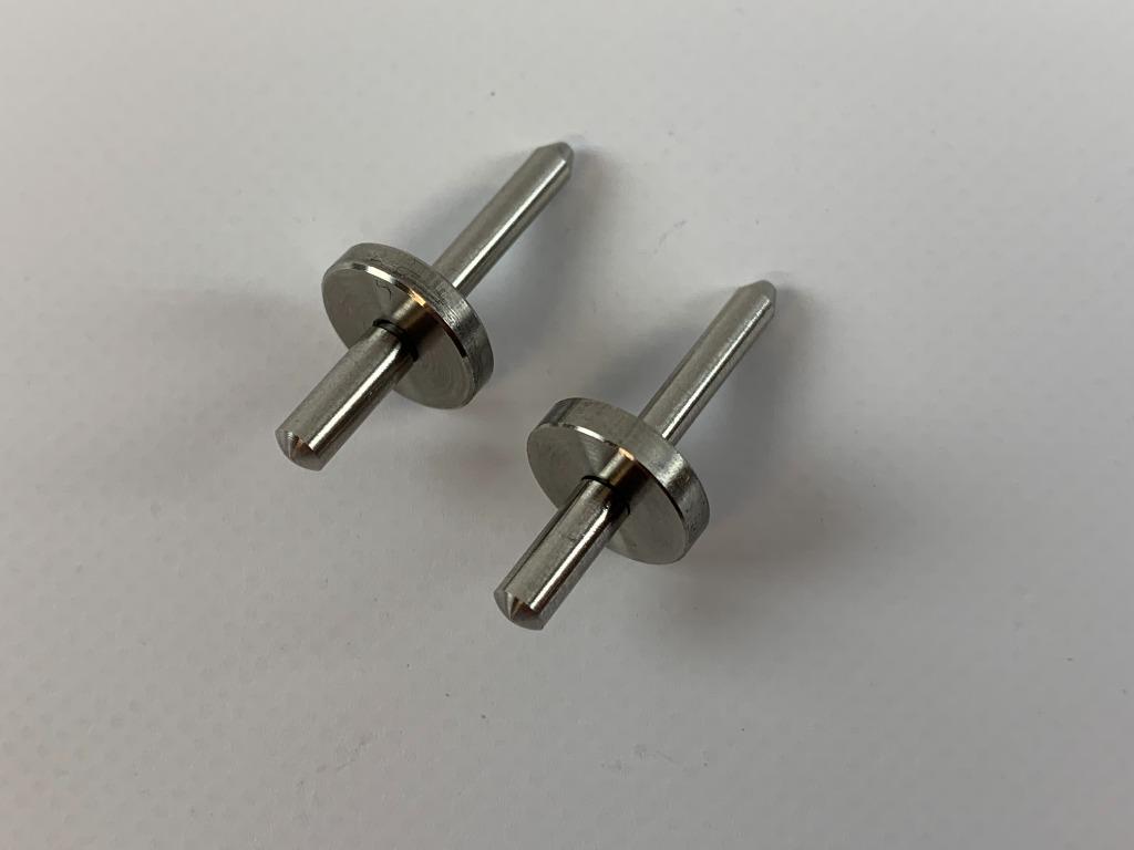 Nieuwe scharnierpennen Thorens TD160, TD145, TD165, TD166, Audio, Tv en Foto, Platenspelers, Ophalen of Verzenden, Nieuw, Platenspeler-onderdeel