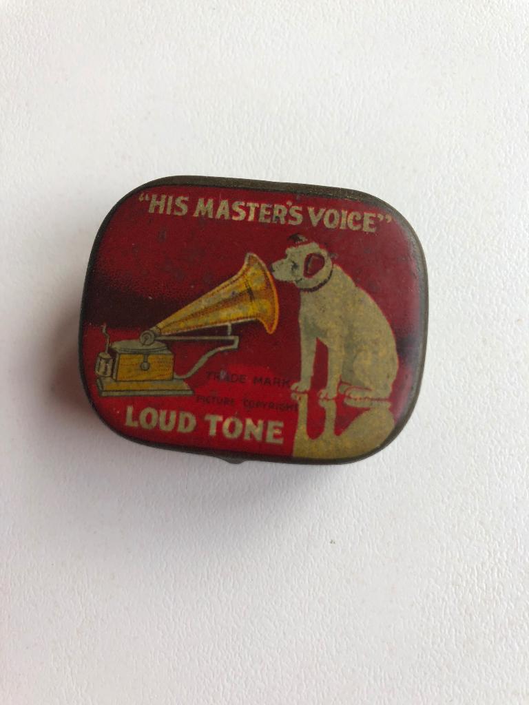 His Masters Voice - grammofoonnaald-doosje - met naalden, Ophalen of Verzenden, Gebruikt