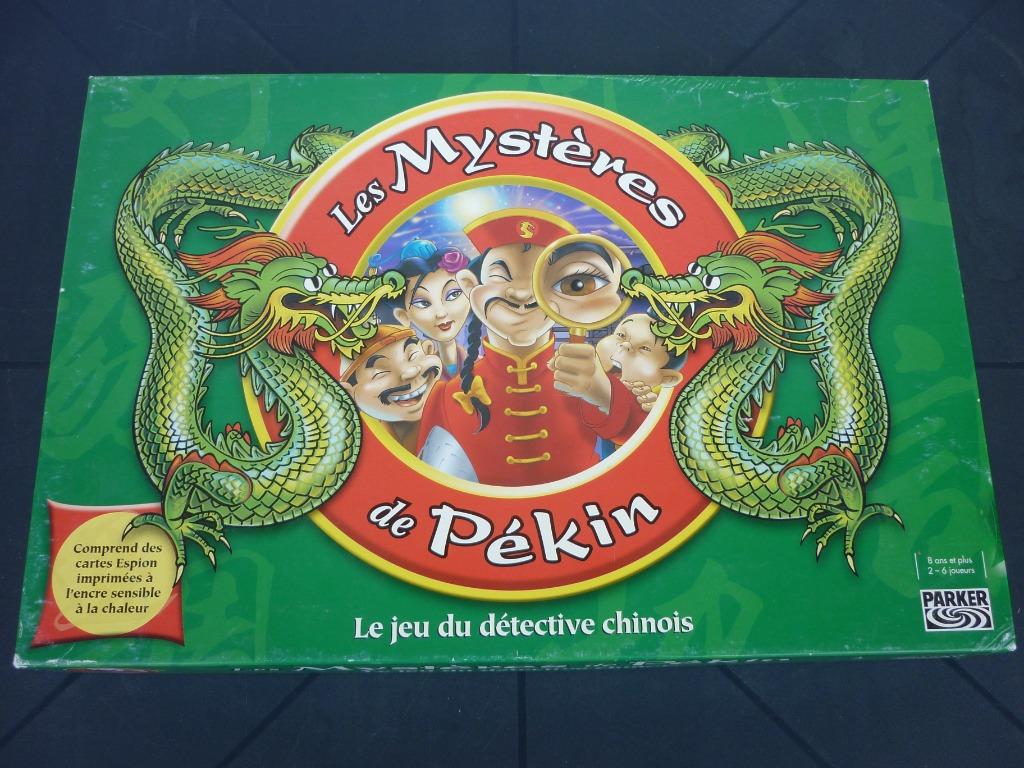 Jeu de société - Les Mystères de Pékin - Parker, Trois ou quatre joueurs, Enlèvement ou Envoi, Utilisé