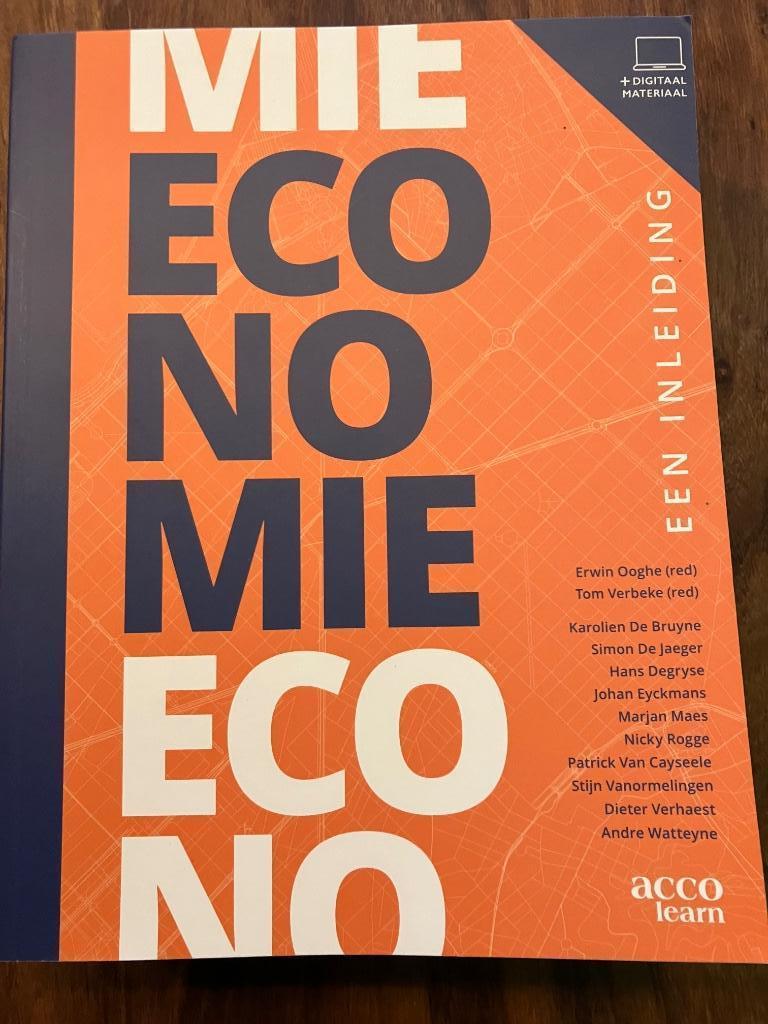 Economie - een inleiding, Neuf, Erwin Ooghe; Tom Verbeke, Enlèvement ou Envoi, Autres niveaux