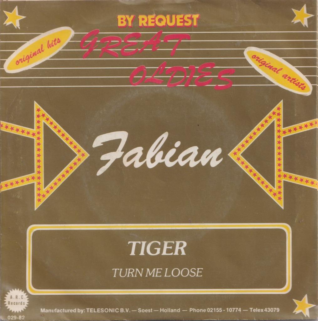 Fabian – Tiger /Turn me loose - Single, Gebruikt, 7 inch, Single, Ophalen of Verzenden