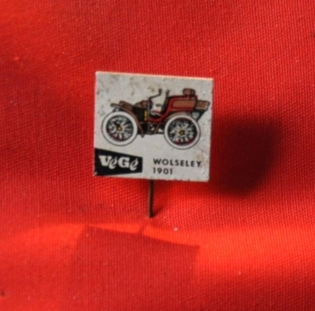epinglette publicitaire végé wolseley 1901, Enlèvement ou Envoi, Utilisé, Autres types