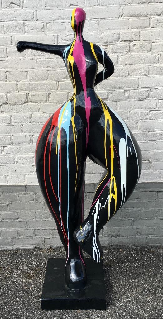 tuinbeeld Bella Donna  dame abstract polyester beeld, Tuin en Terras, Ophalen of Verzenden, Nieuw, Kunststof, Abstract beeld
