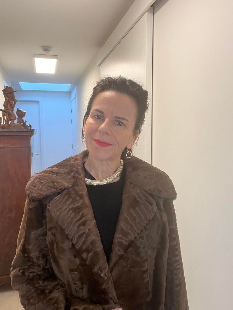 Artisan Furrier - Veste en astrakan, Jaquet, Taille 38/40 (M), Enlèvement ou Envoi, Comme neuf