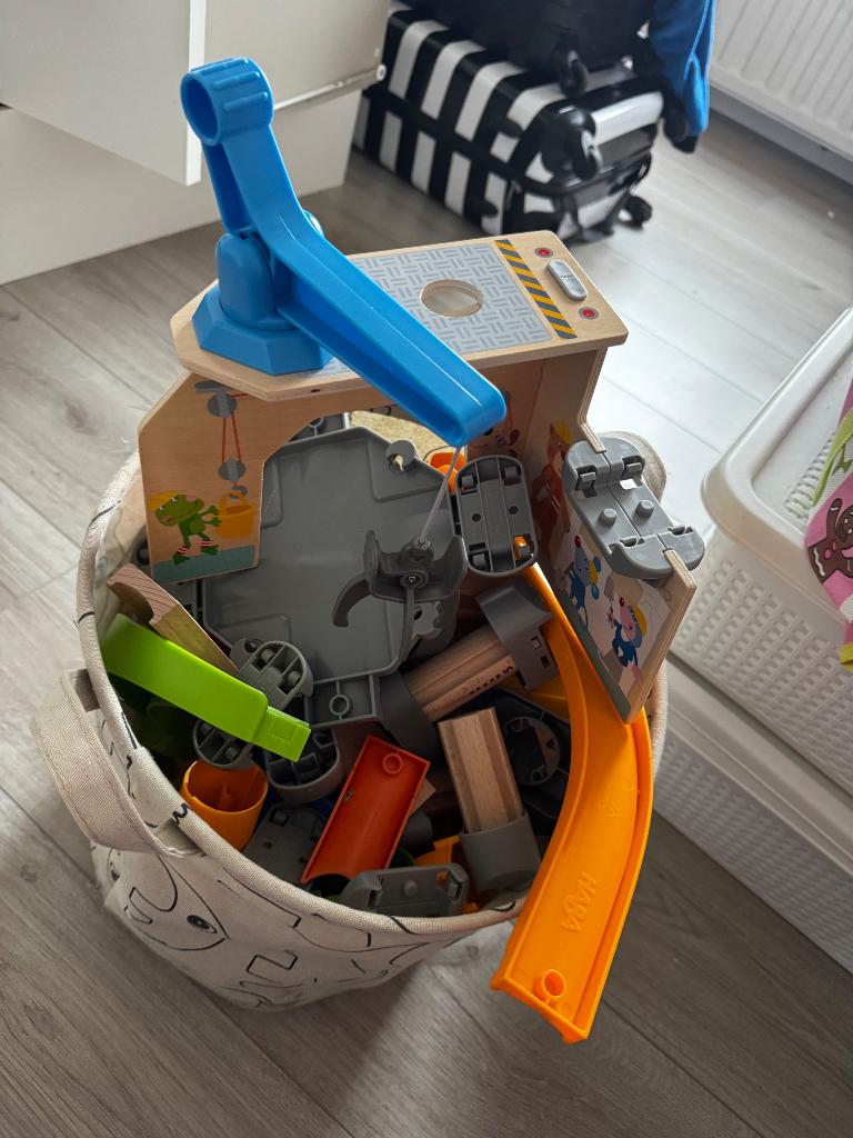 Houten knikkerbaan Haba, Kinderen en Baby's, Speelgoed | Houten speelgoed, Ophalen, Nieuw, Overige typen