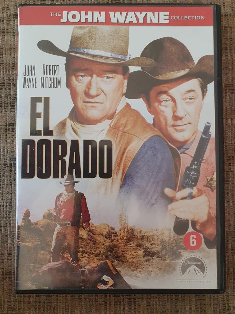 El Dorado (J. Wayne - R. Mitchum), Cd's en Dvd's, Dvd's | Actie, Zo goed als nieuw, Actiethriller, Vanaf 6 jaar, Ophalen of Verzenden