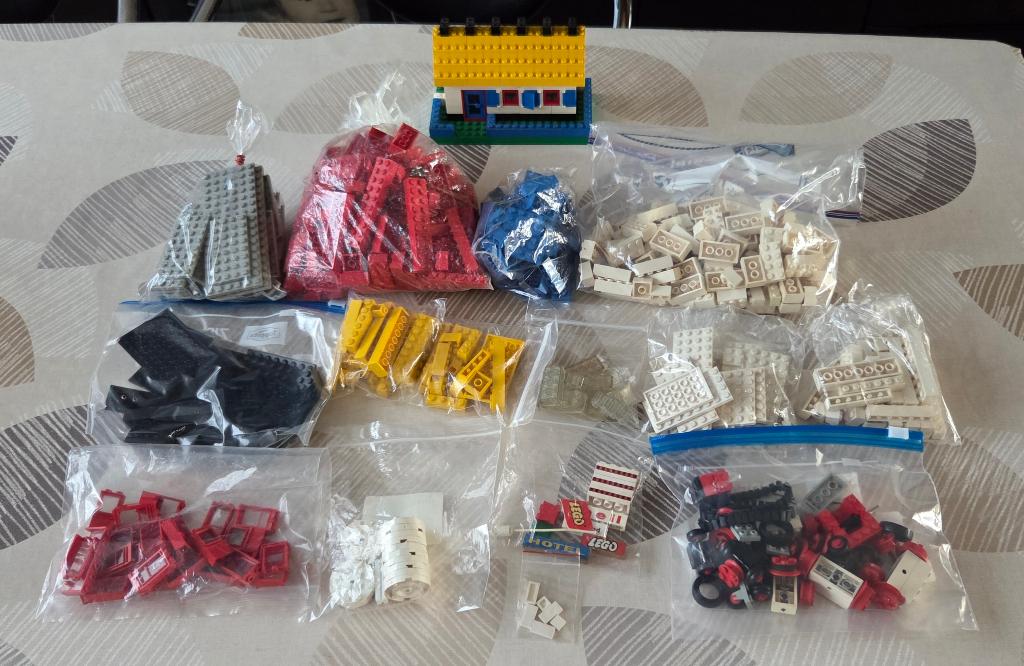 Lego jaren '70 diverse blokjes en huisje, Kinderen en Baby's, Speelgoed | Duplo en Lego, Ophalen of Verzenden, Gebruikt, Lego