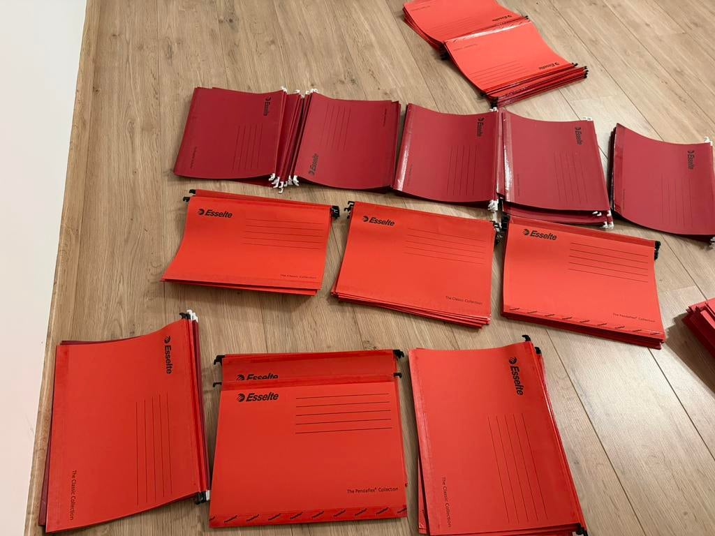 Hangmappen A4 120 stuks, Ophalen of Verzenden, Zo goed als nieuw
