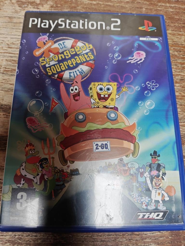 PS2 De SpongeBob Squarepants Film (getest), 1 speler, Zo goed als nieuw, Vanaf 3 jaar, Ophalen