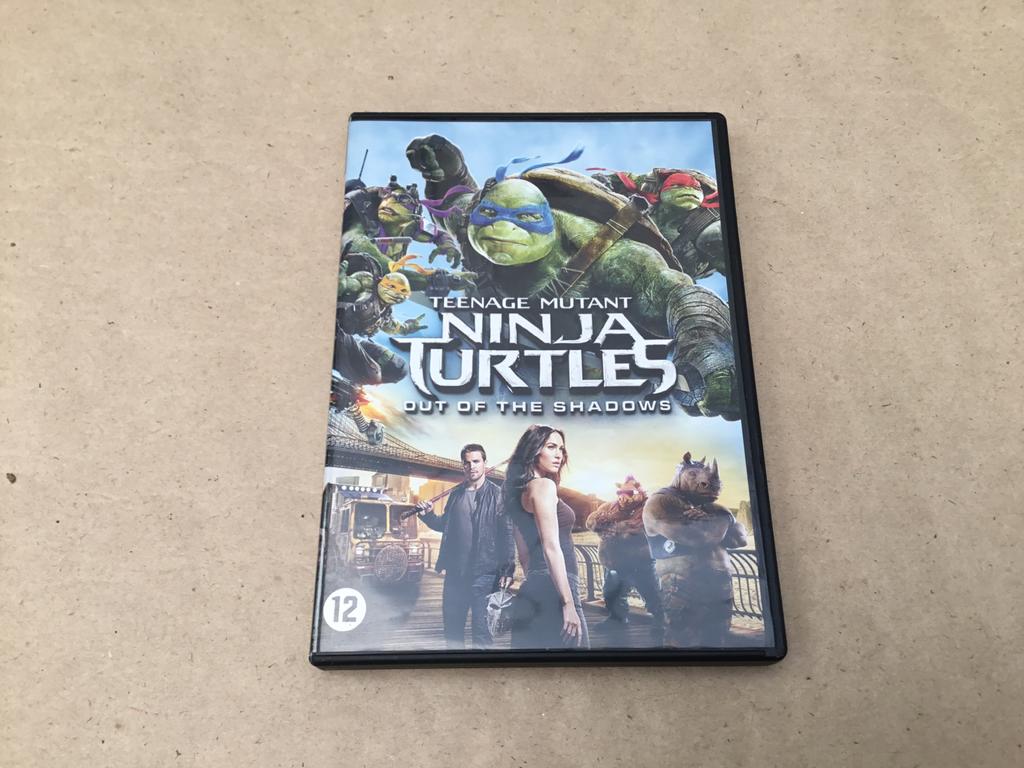 Dvd Teenage Mutant Ninja Turtles Out of the Shadows, Vanaf 12 jaar, Ophalen of Verzenden, Zo goed als nieuw, Actiekomedie