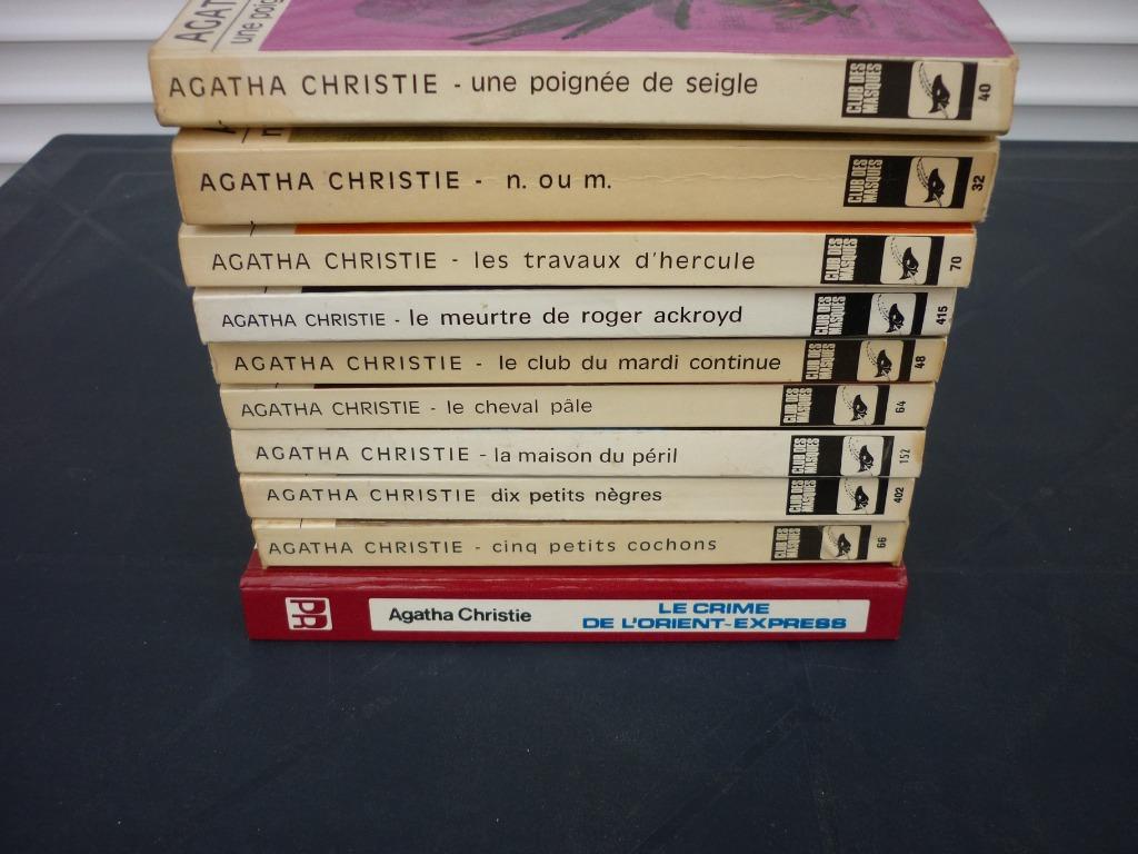 Lot de 10 Agatha Christie, Ophalen of Verzenden, Gelezen, Agatha Christie