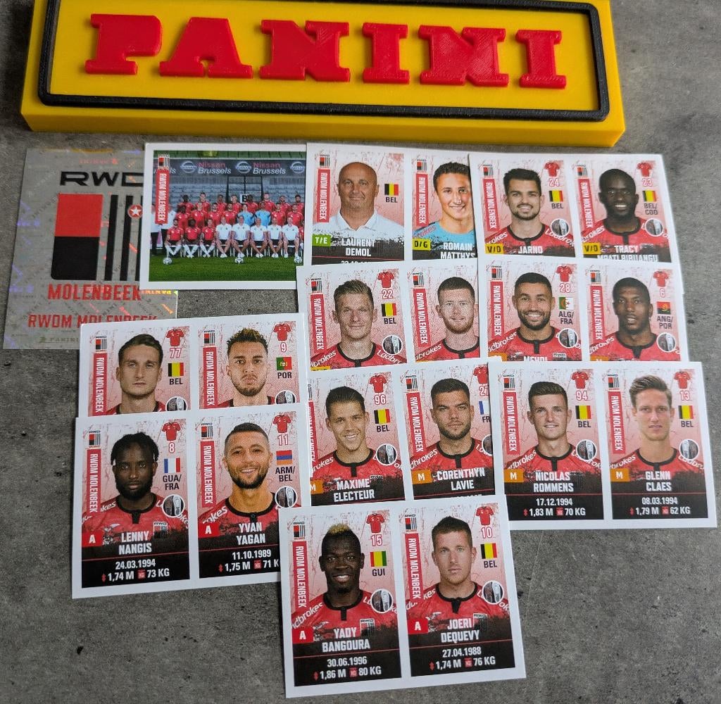 Panini FOOTBALL 2020/21 STICKERS 11X  RWDM VOETBAL, Hobby en Vrije tijd, Stickers en Plaatjes, Nieuw, Ophalen of Verzenden