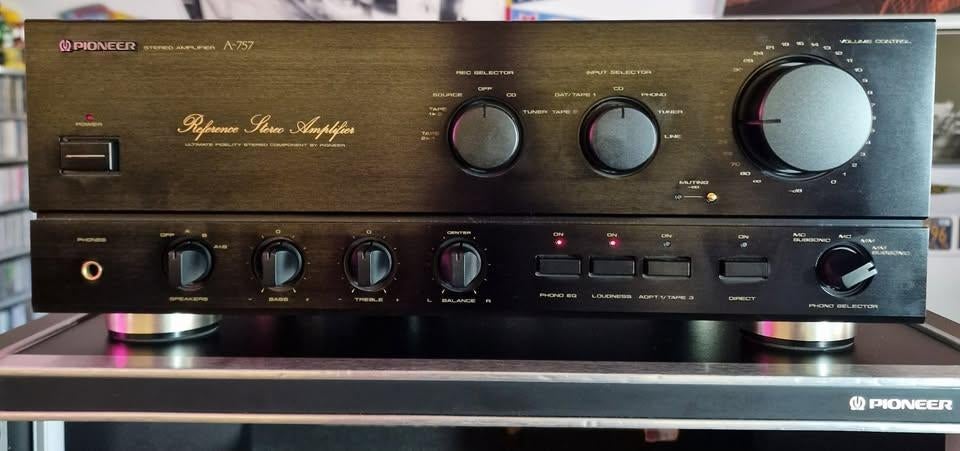 PIONEER A 757 versterker, Ophalen, Gebruikt, 60 tot 120 watt, Pioneer