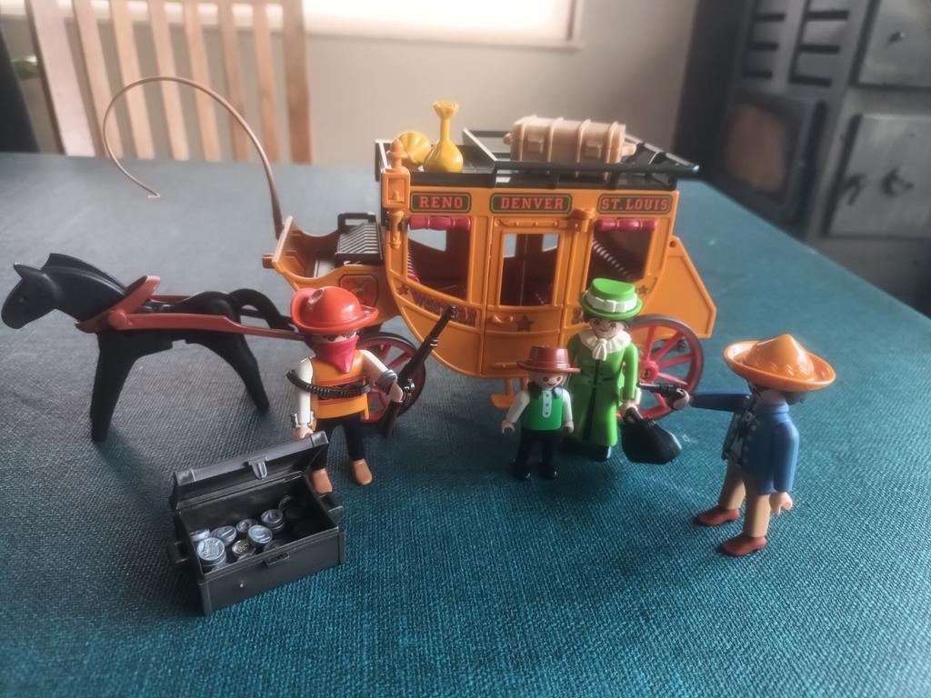 Koets western  Playmobil overval geen koerierdiensten, Ophalen