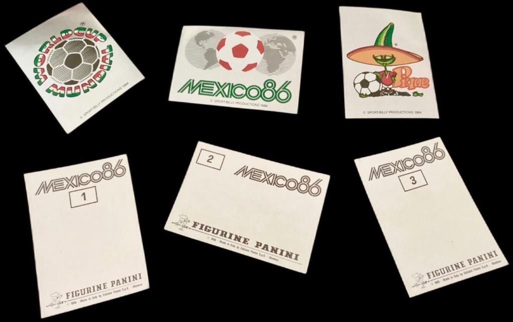Panini Mexico 86 Logo Intro Stickers Embleems 1 2 3 WK 1986, Verzenden, Nieuw