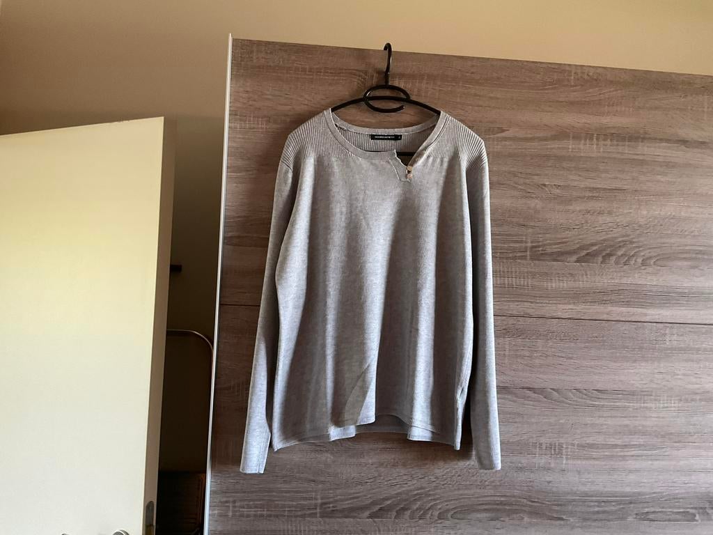 Lichtgrijze t shirt, maat 4,merk monoprix autre ton, Taille 42/44 (L), Gris, Enlèvement ou Envoi, Comme neuf