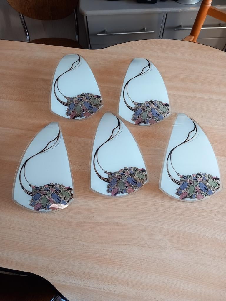 Verre abat jour lustre, Ophalen of Verzenden