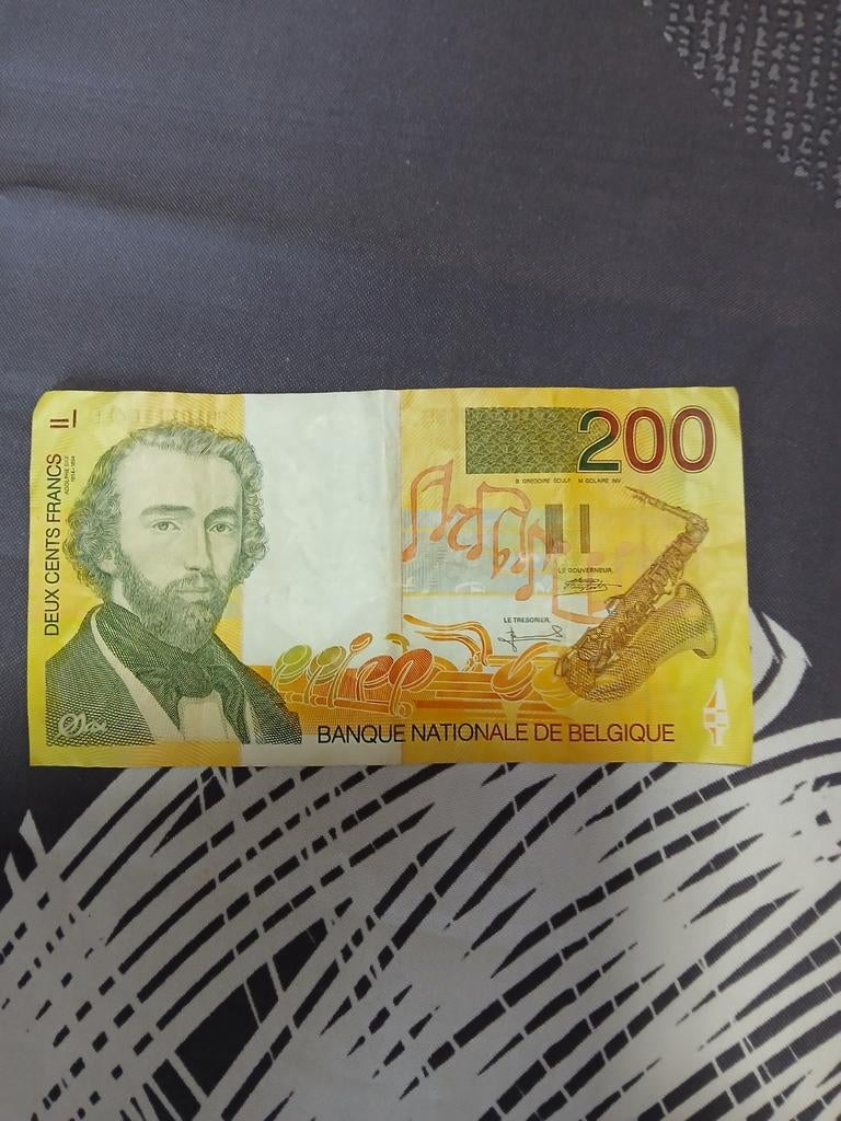 Billet de 200 francs Belge, Enlèvement ou Envoi