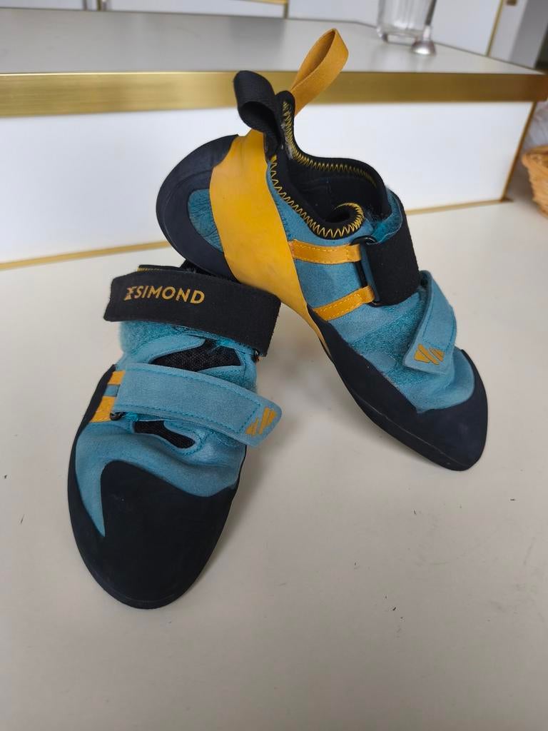 SIMOND Klimschoenen voor dames. Vertika blauw oker, Ophalen