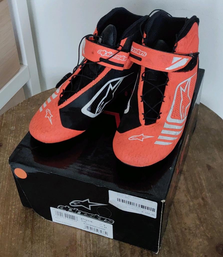 Alpinestars Tech-1 KX kartschoenen - Maat 37, Sports & Fitness, Karting, Enlèvement, Utilisé, Vêtements ou Chaussures