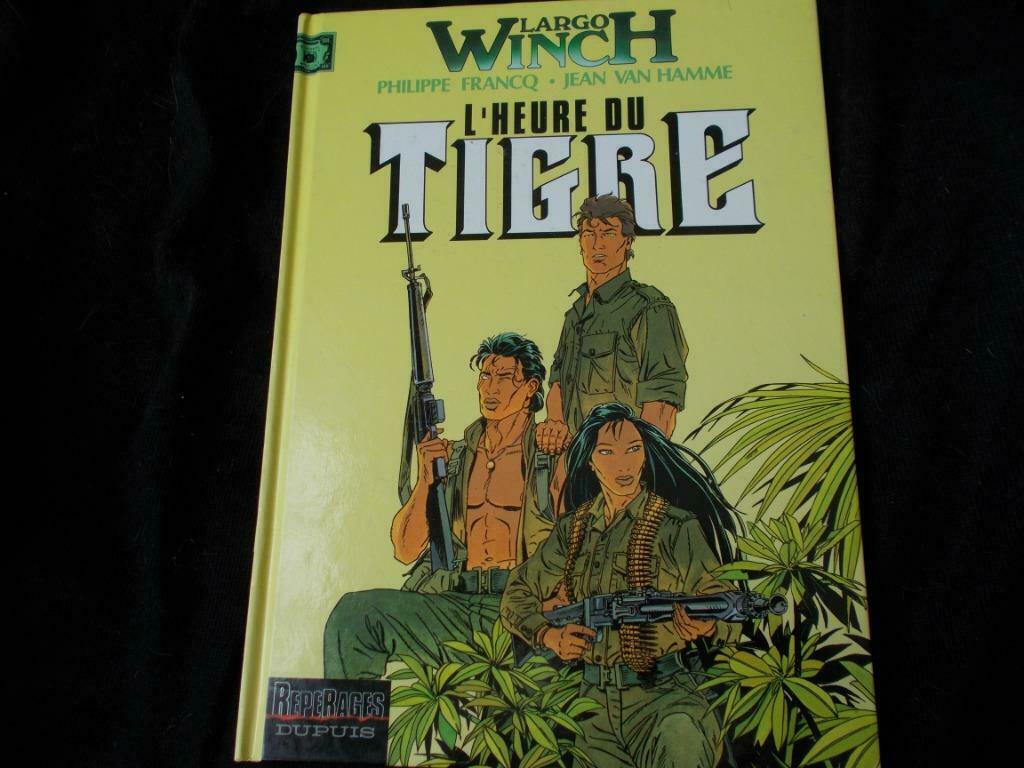 Largo Winch  ( 8 Albums dont  7 en EO)  genre: Aventure, Plusieurs BD, Enlèvement, Comme neuf