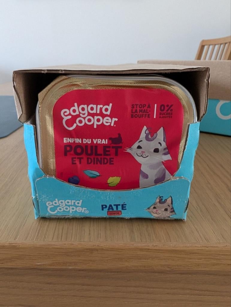 2x 16 stuks paté Edgard en Cooper Senior kip voor katten, Dieren en Toebehoren, Ophalen, Kat