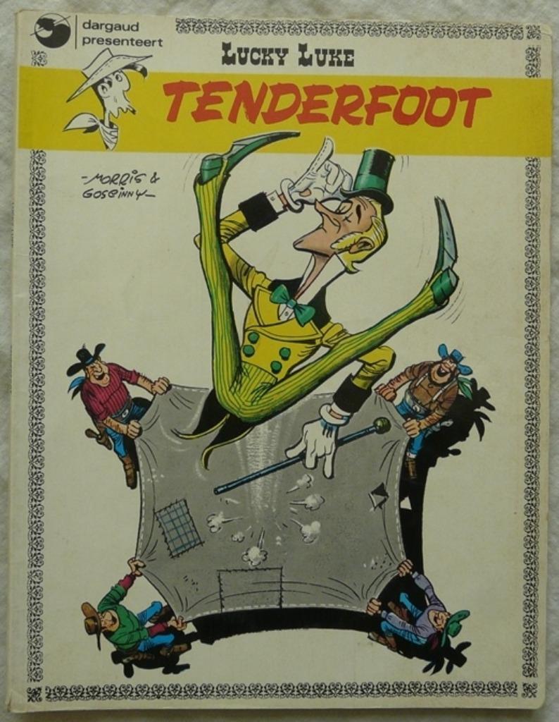 Strip Boek, Lucky Luke, Tenderfoot, Nummer 2, Dargaud, 1979., Boeken, Gelezen, Morris / Goscinny, Eén stripboek, Ophalen of Verzenden