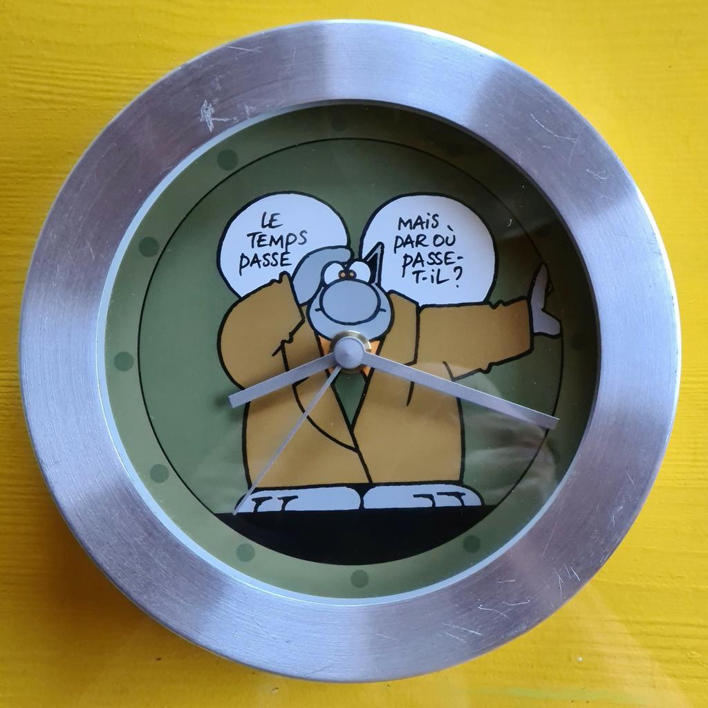 Horloge Le Chat de Geluck, Collections, Enlèvement ou Envoi, Utilisé