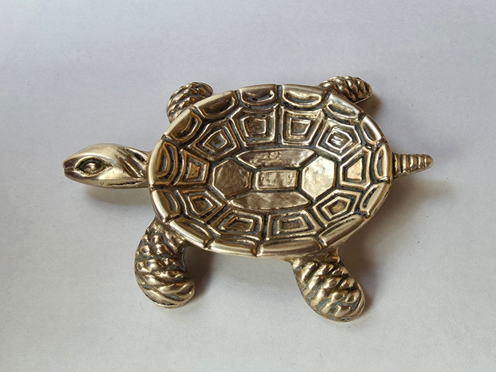 Vintage koperen schildpad/asbak, Ophalen of Verzenden