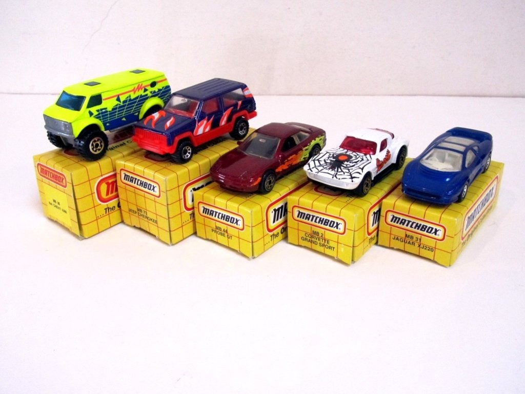 Matchbox Superfast (Jaguar Chevy Jeep Ford Corvette "Widow"), Enlèvement ou Envoi, Neuf, Voiture, Matchbox