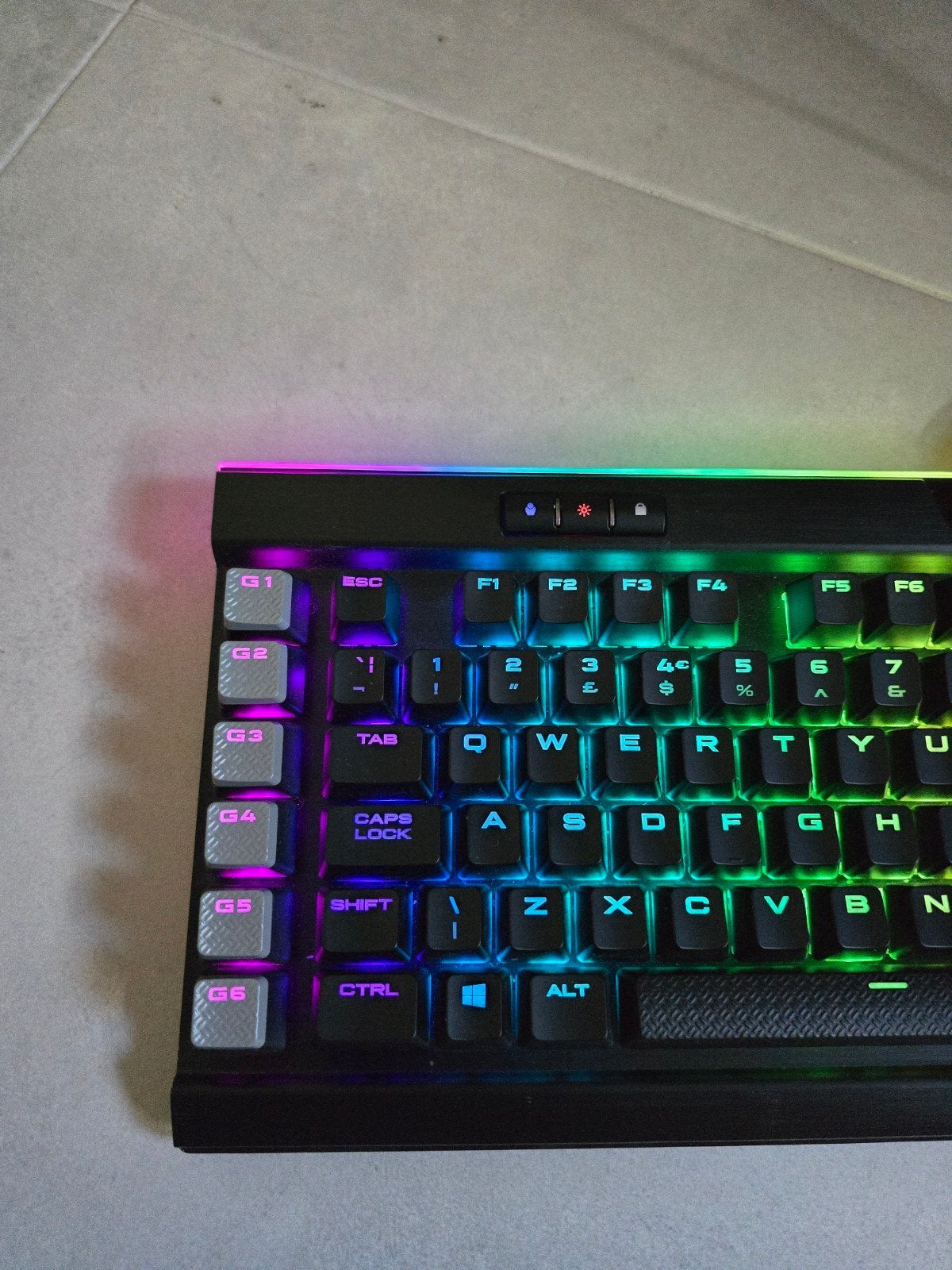 Corsair K95 RGB Platinum Brown switches, Computers en Software, Gaming toetsenbord, Refurbished, Ophalen of Verzenden, Qwerty