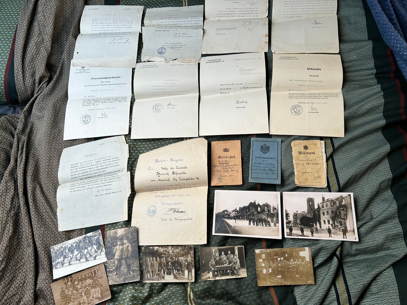 Duits militairpass lot: 3e Eskadron, 4e Chev Regt ‘König, Verzamelen, Militaria | Algemeen, Landmacht, Overige typen, Verzenden