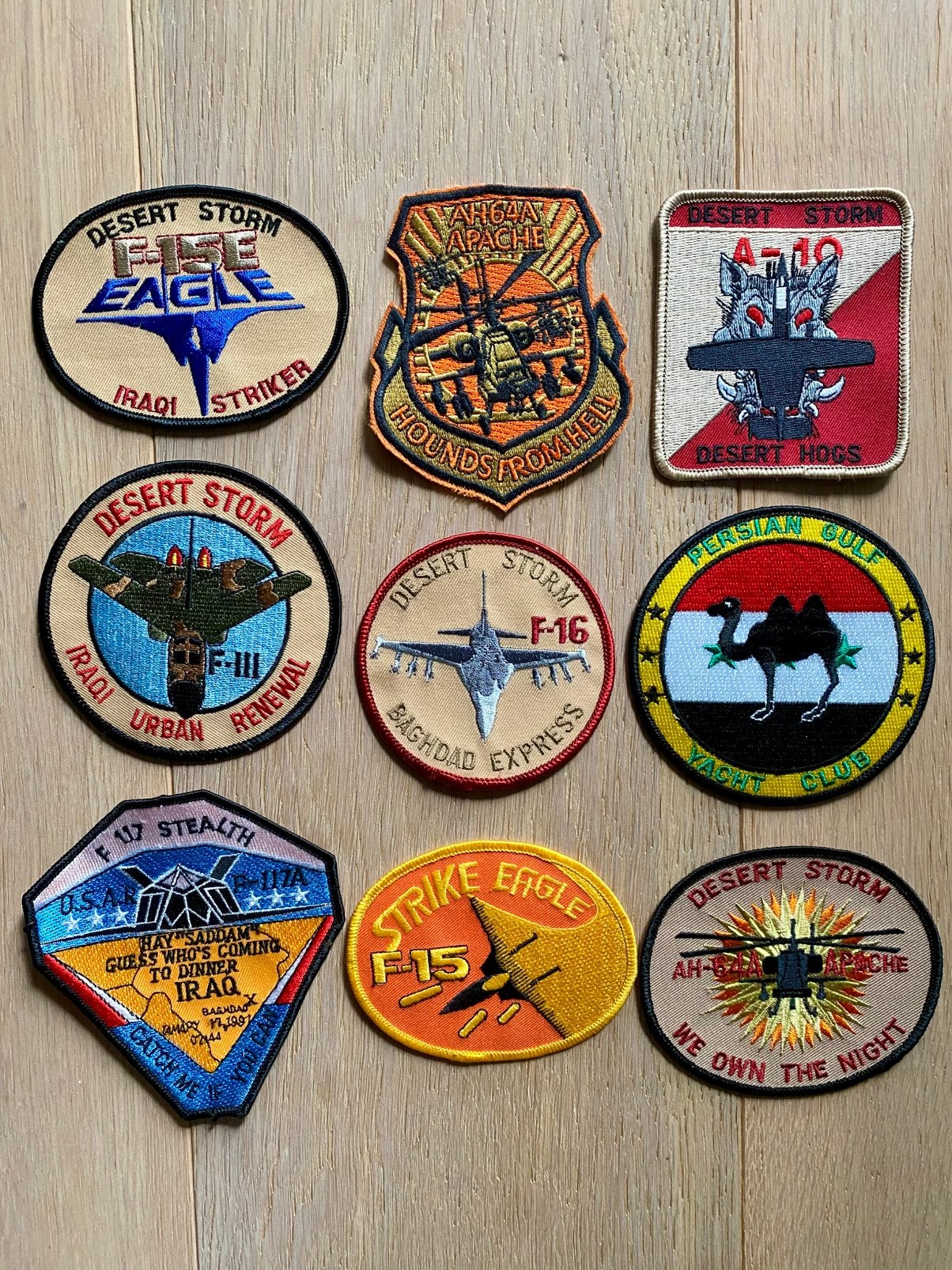 US Air Force - Periode Desert Storm, Ophalen of Verzenden, Luchtmacht, Embleem of Badge