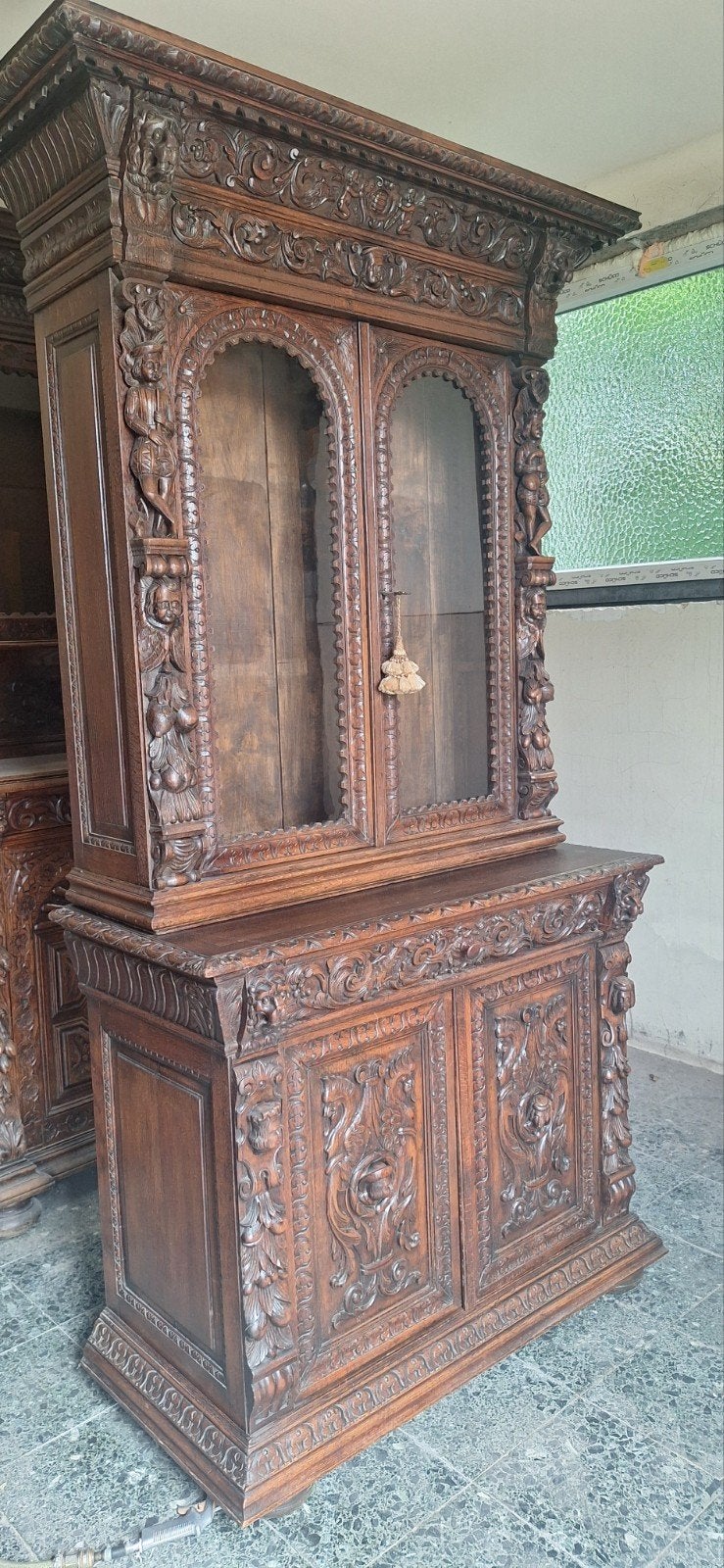 Armoire ancienne, Antiquités & Art, Antiquités | Meubles | Armoires, Enlèvement