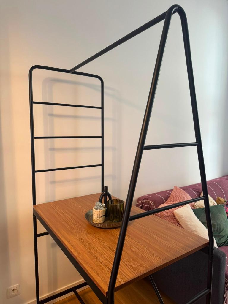 HAVERUD IKEA hoge werk- en eettafel, Ophalen, 100 tot 150 cm, Overige materialen, 50 tot 100 cm