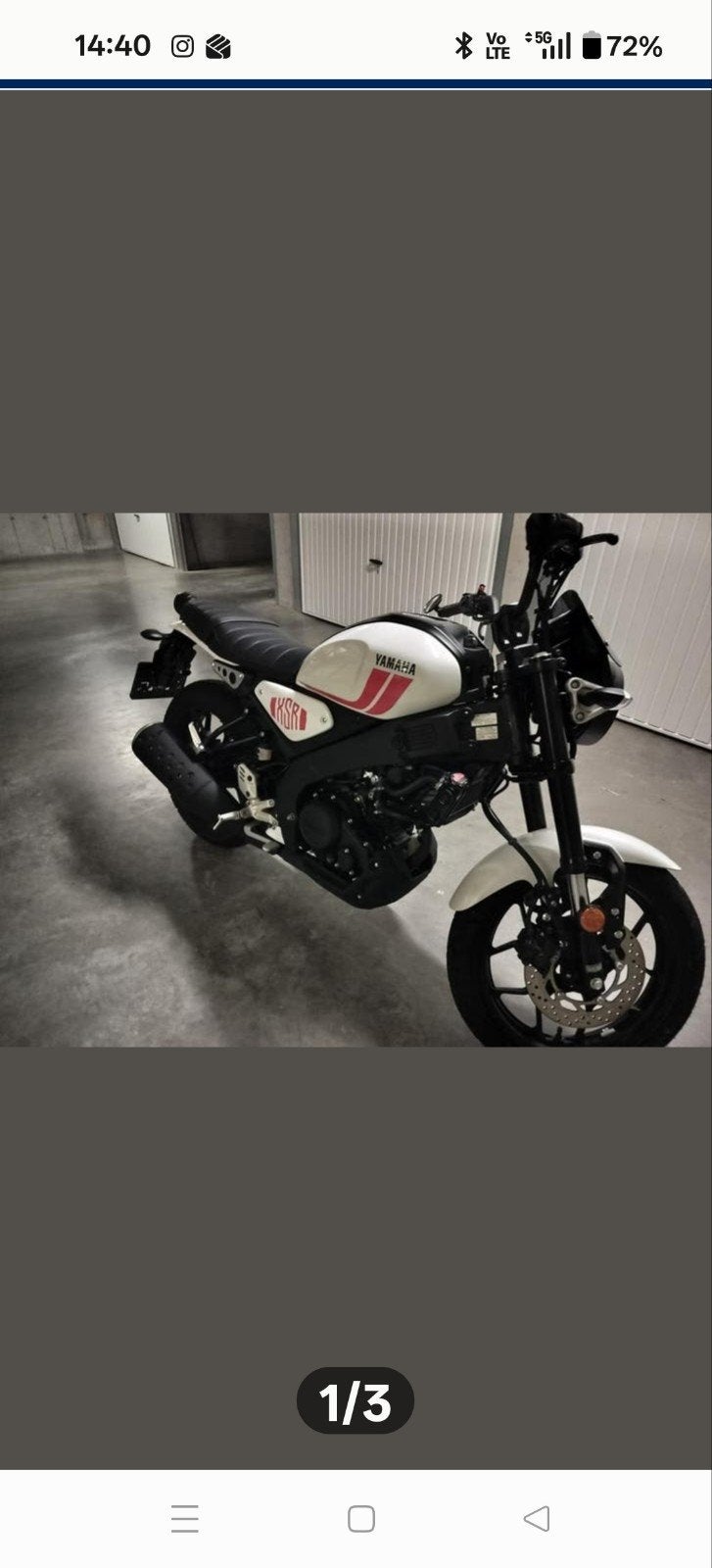 Yamaha xsr 125cc, Motoren, Nieuw, Particulier, 125 cc, Toermotor